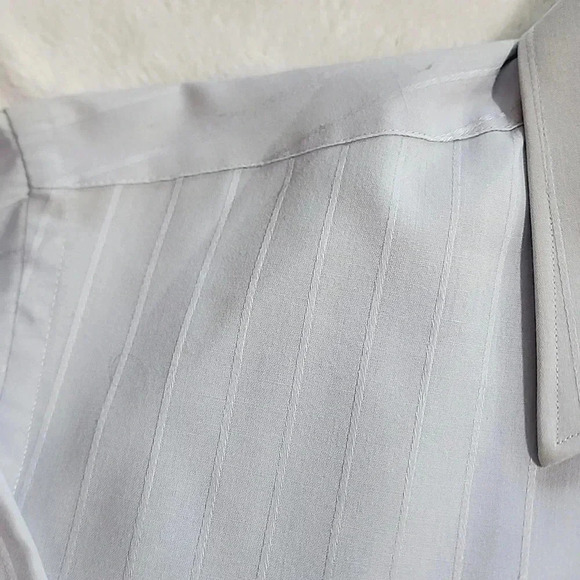 Men's Etienne Aigner Long Sleeve Shirt, Blue, Size 34/35, 15 1/2, Pre-Owned - Picture 11 of 12